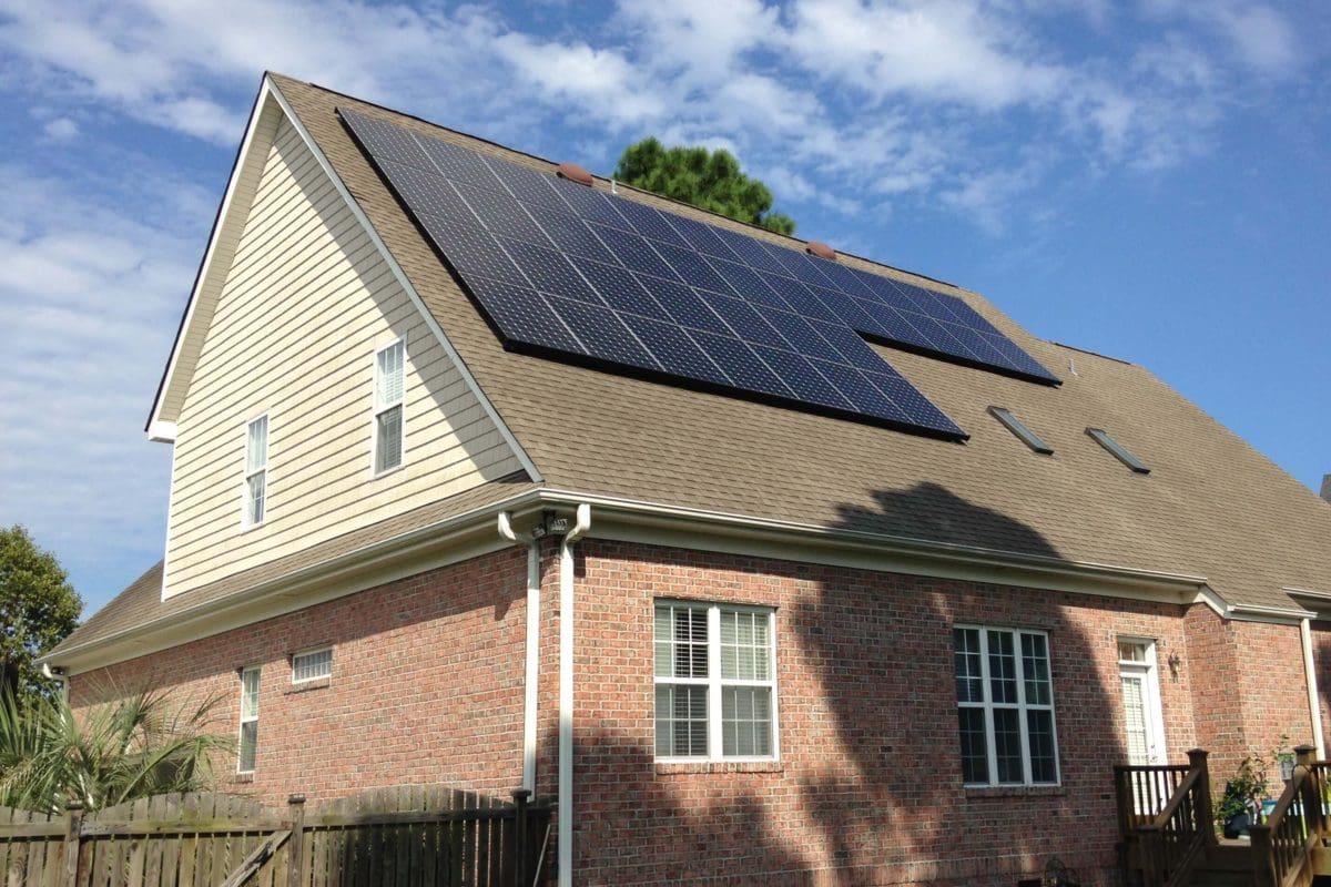 Solar Home Off Collage Road Wilmington NC